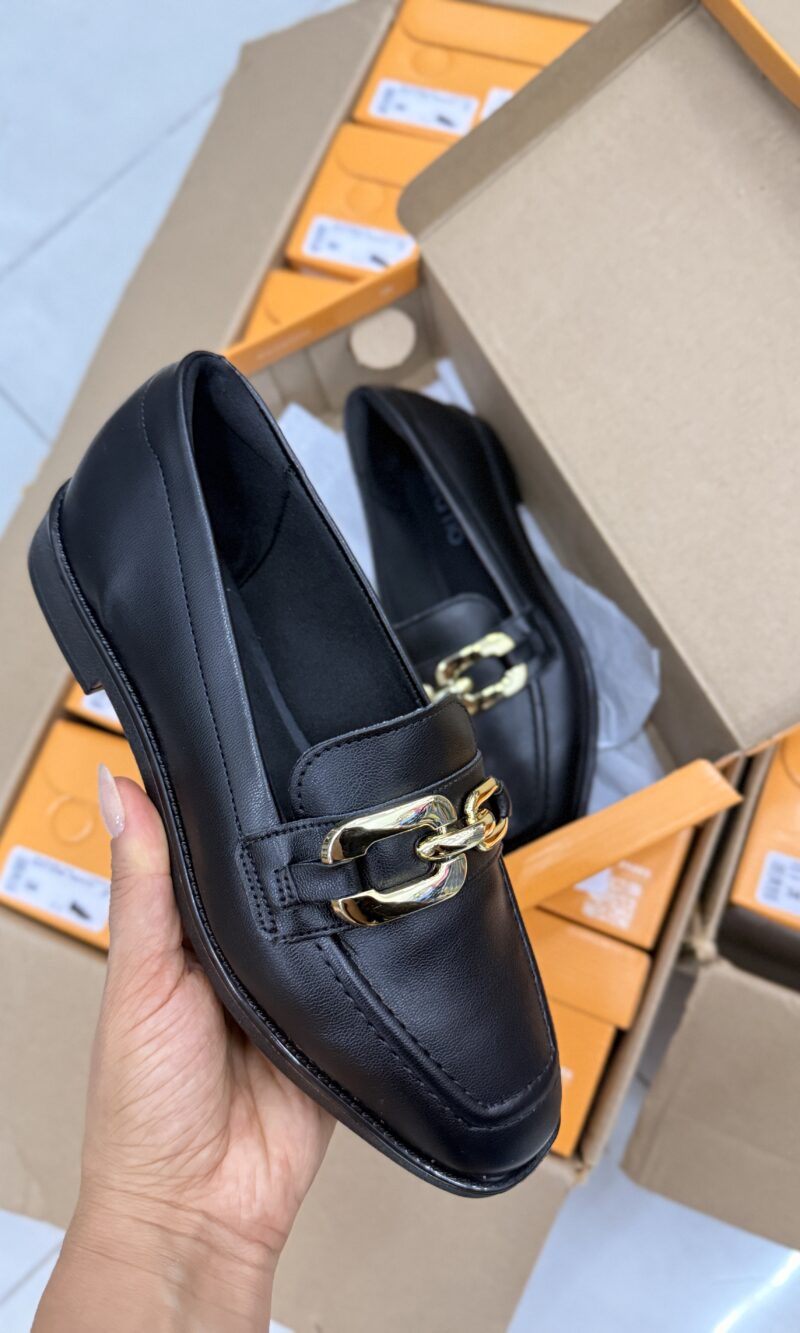 calçado mocassim beira rio bege