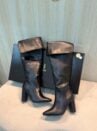 bota over the knee vizzano salto alto preta