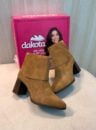 bota pegada feminina preta cano curto conforto premium