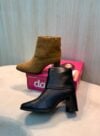 bota pegada feminina preta cano curto conforto premium