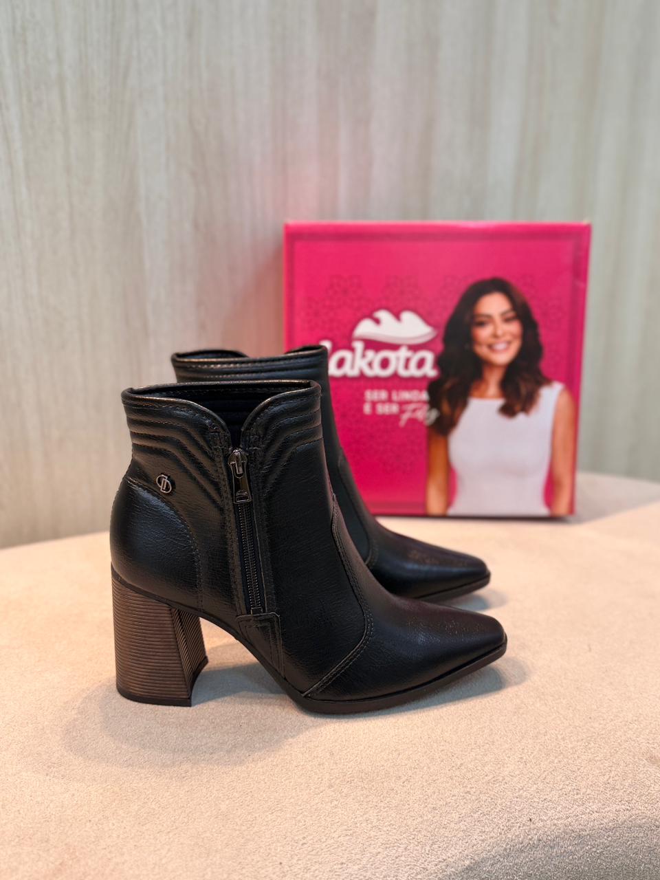 bota pegada feminina preta cano curto conforto premium bota pegada feminina preta cano curto conforto premium