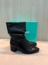 bota pegada feminina preta cano curto conforto premium
