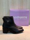 bota via marte cano curto salto bloco preta
