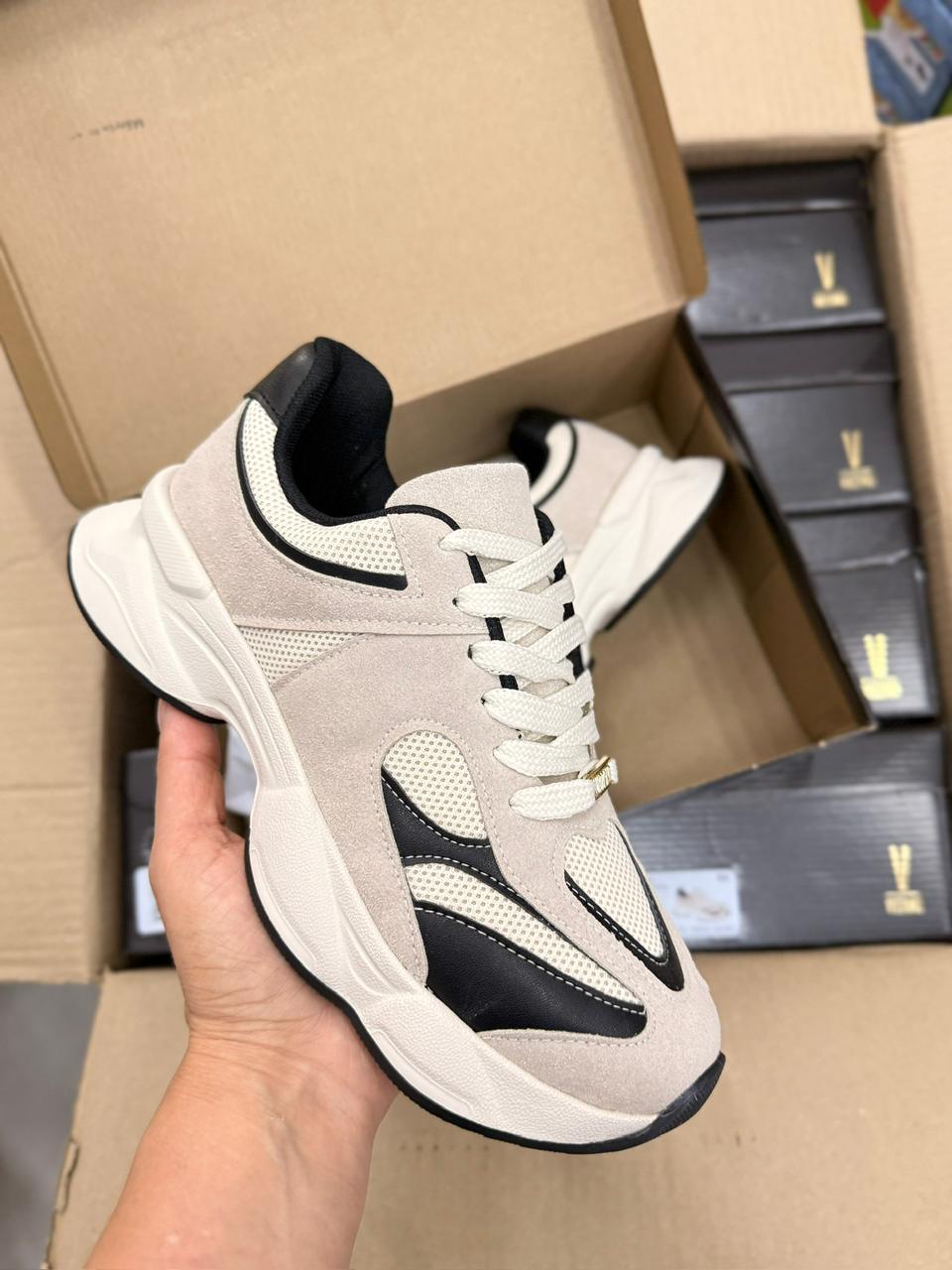 tênis casual feminino vizzano caramelo solado branco tênis casual feminino vizzano caramelo solado branco