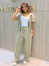 conjunto comfy verde feminino